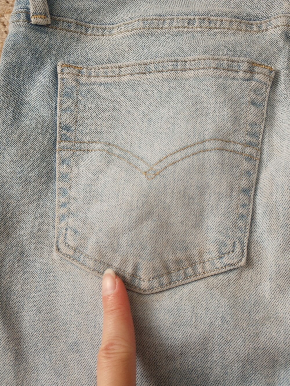 Levi's 725 Kick Bootcut Light Wash Jeans 31 - Picture 4 of 12